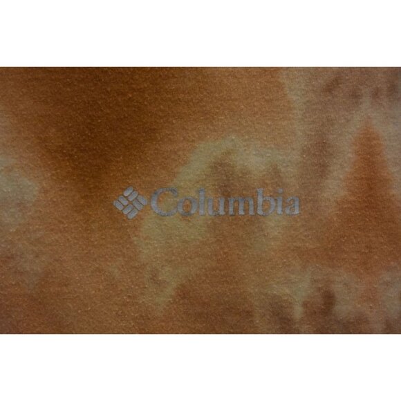 Unisex Columbia Sportswear Brown Custom Bleach Dye Logo Graphic T-shirt Size M - Picture 2 of 6